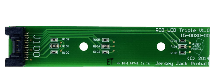JJP Triple RGB LED Lamp Board Revision A - 2