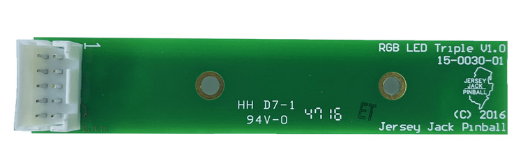 JJP Triple RGB LED Lamp Board Revision B - 2