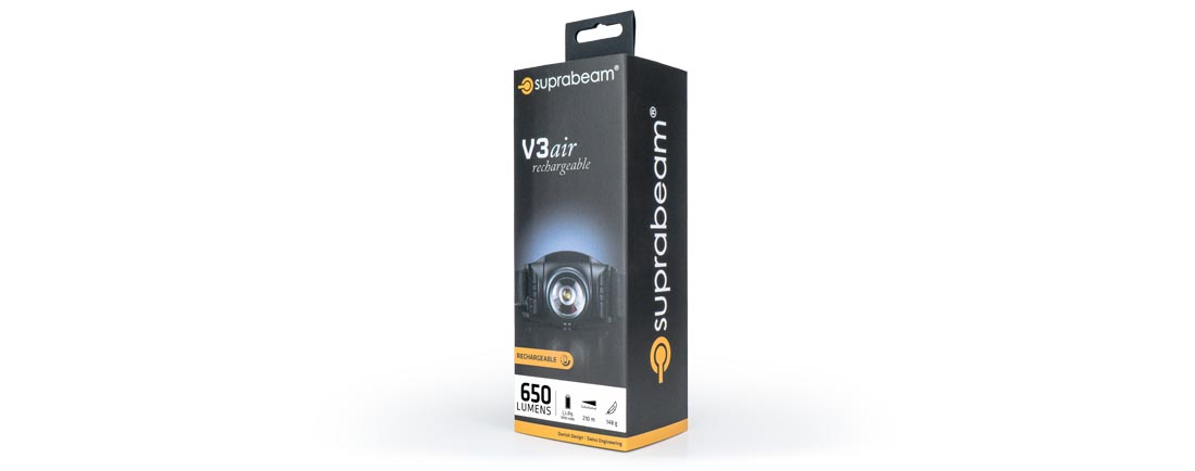 Pannlampa V3air, Suprabeam - 5