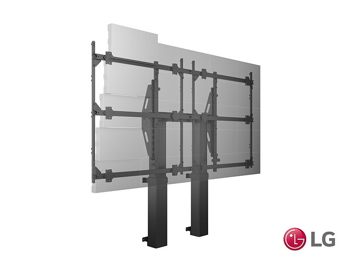M Pro Series LG LED Wallstand Motorized All In One Magnit 136"