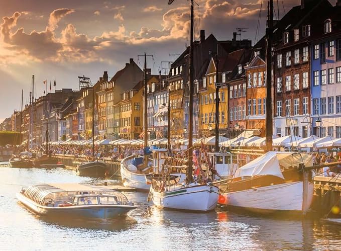 Sunset in Copenhagen, 500 Bitar Ravensburger