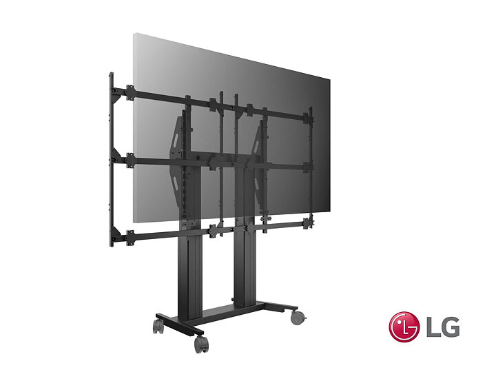 M Pro Series LG LED Floorstand Motorized All In One Magnit 136"