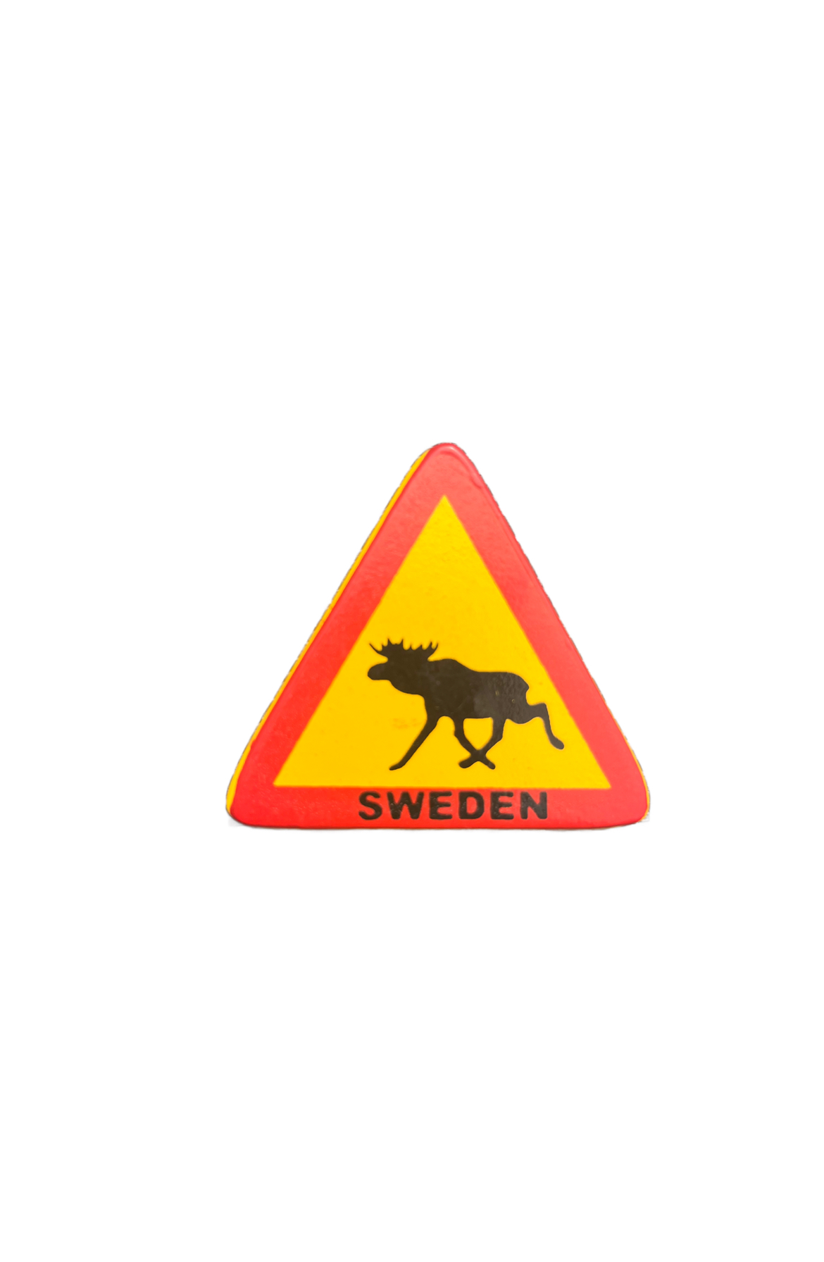Magnet - älg med skylt 