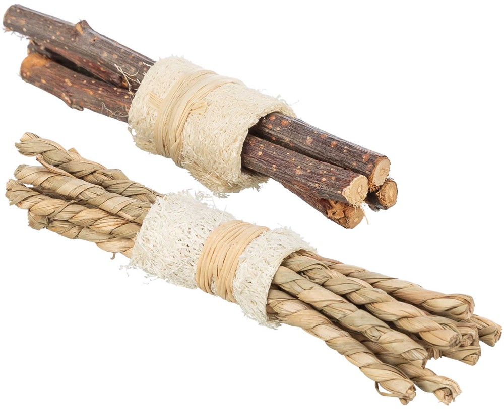 Set Luffaleksak, 2 st, 10 × 3 cm