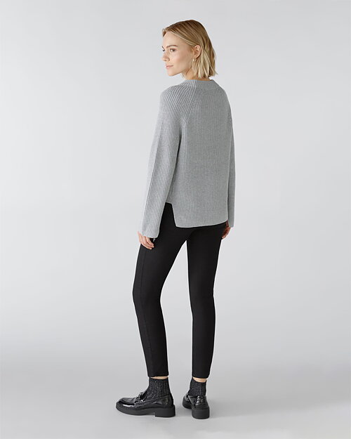 Jumper dragkedja i midjan grå - 3