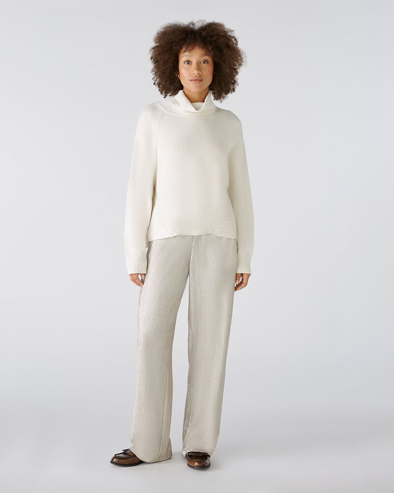 Polojumper oversize offwhite