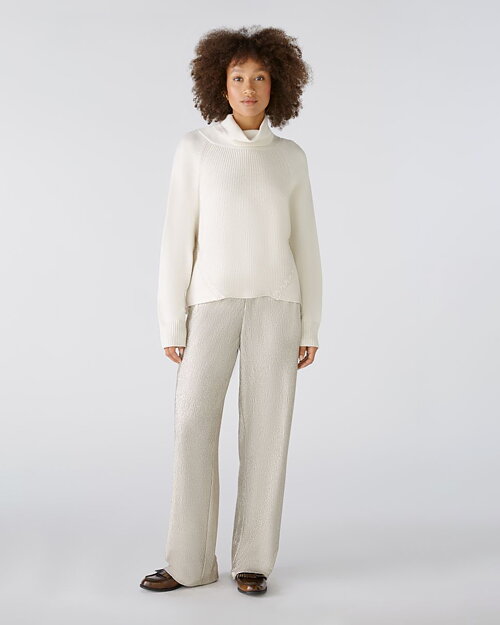 Polojumper oversize offwhite - 2