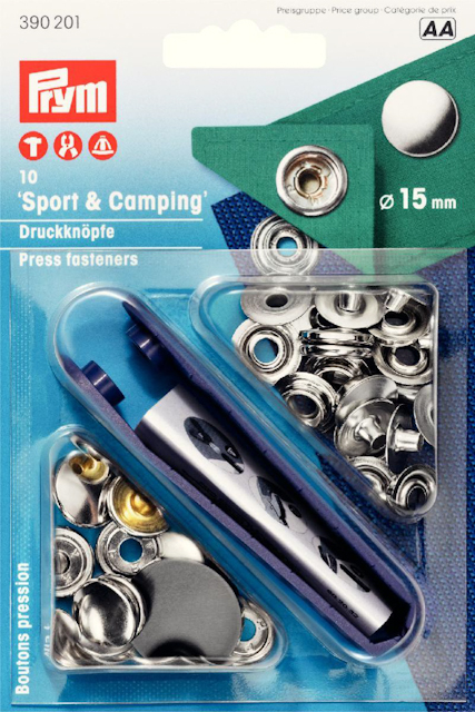 Tryckknappar - Sport & Camping 15 mm