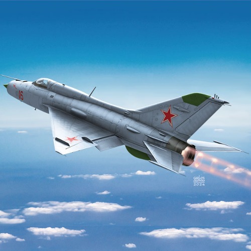 1/48 Russian Air Force MiG-21PF Fishbed-D