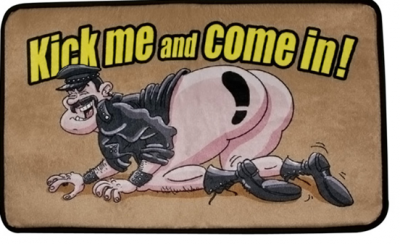 Dörrmatta "Kick Me"