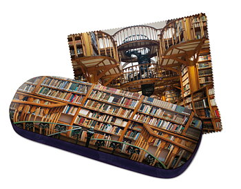 Maria Laach : Klosterbibliothek  - Glasögonfodral med matchande putsduk