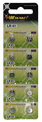 Knappcells Batterier LR41