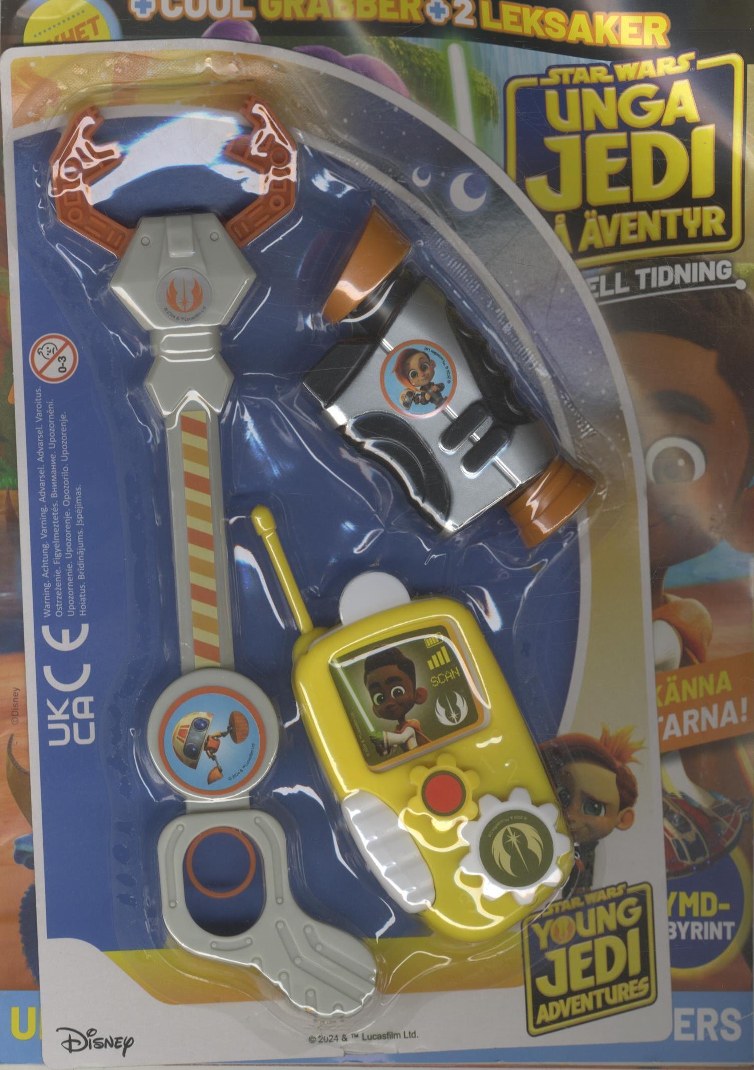 Min favorit nr 4 2024, Unga Jedi på äventyr, Cool grabber + 2 leksaker