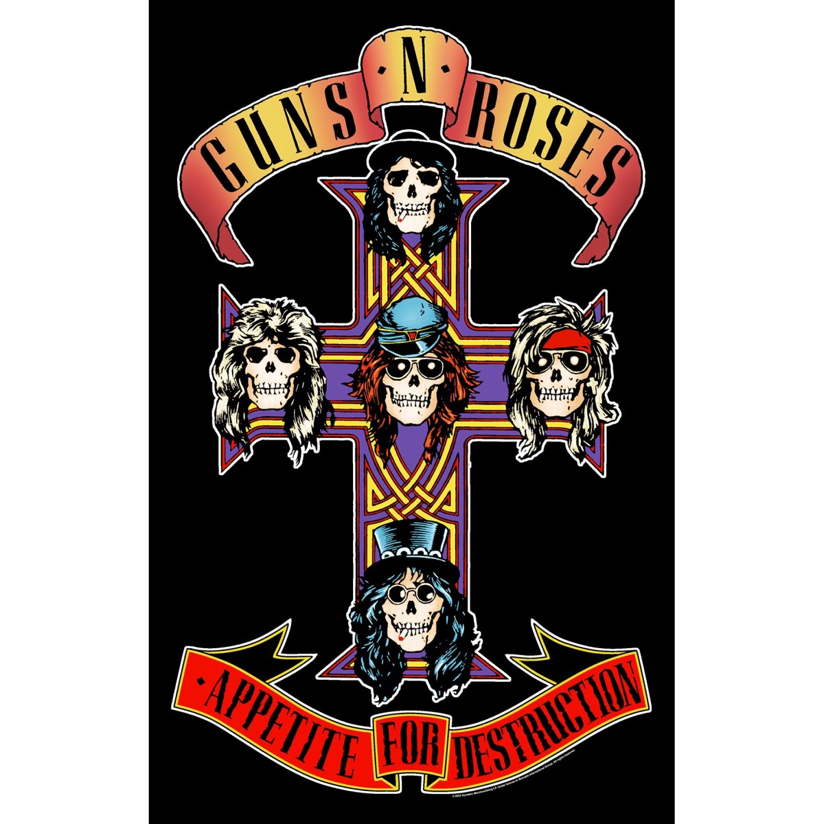 Guns N Roses Appetite For Destruction Flag