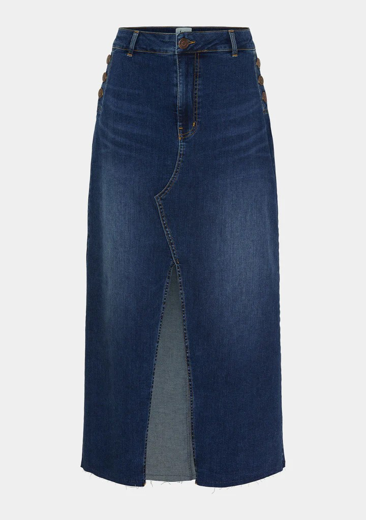 Como Denim Skirt - Dark Denim - Isay