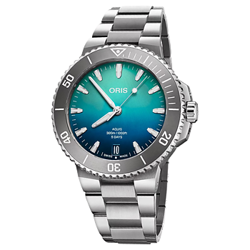 01 400 7790 4185-Set Oris Aquis Date 43,5, Great Barrier Reef Limited Edition IV