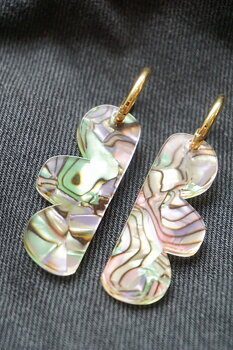 Bonnie purple/green pendants