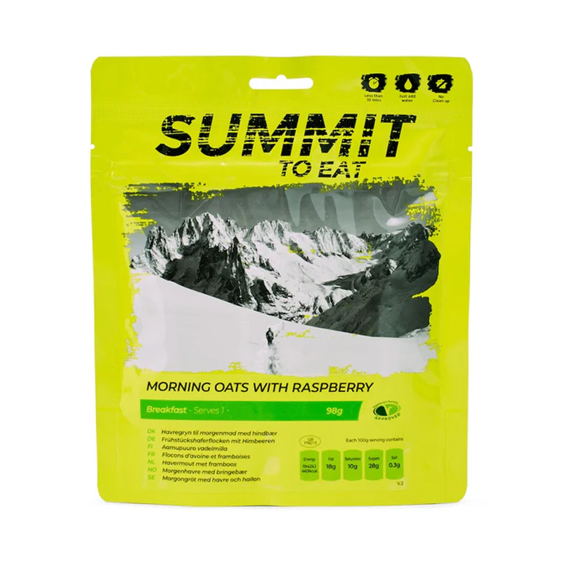 Summit To Eat | Morning Oats with Raspberry | Frystorkad mat | 98g