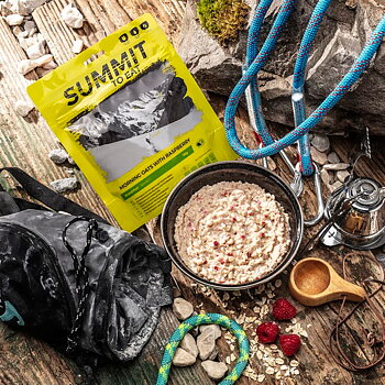 Summit To Eat | Morning Oats mit Himbeere | Gefriergetrocknete Lebensmittel | 98g
