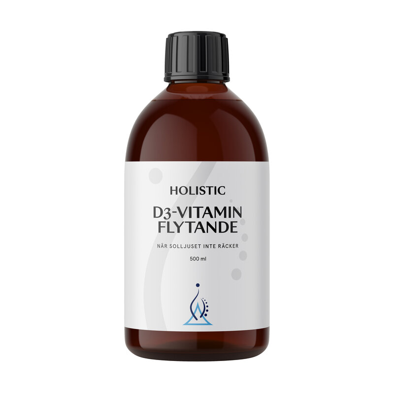 D3-vitamin flytande 500ml Holistic
