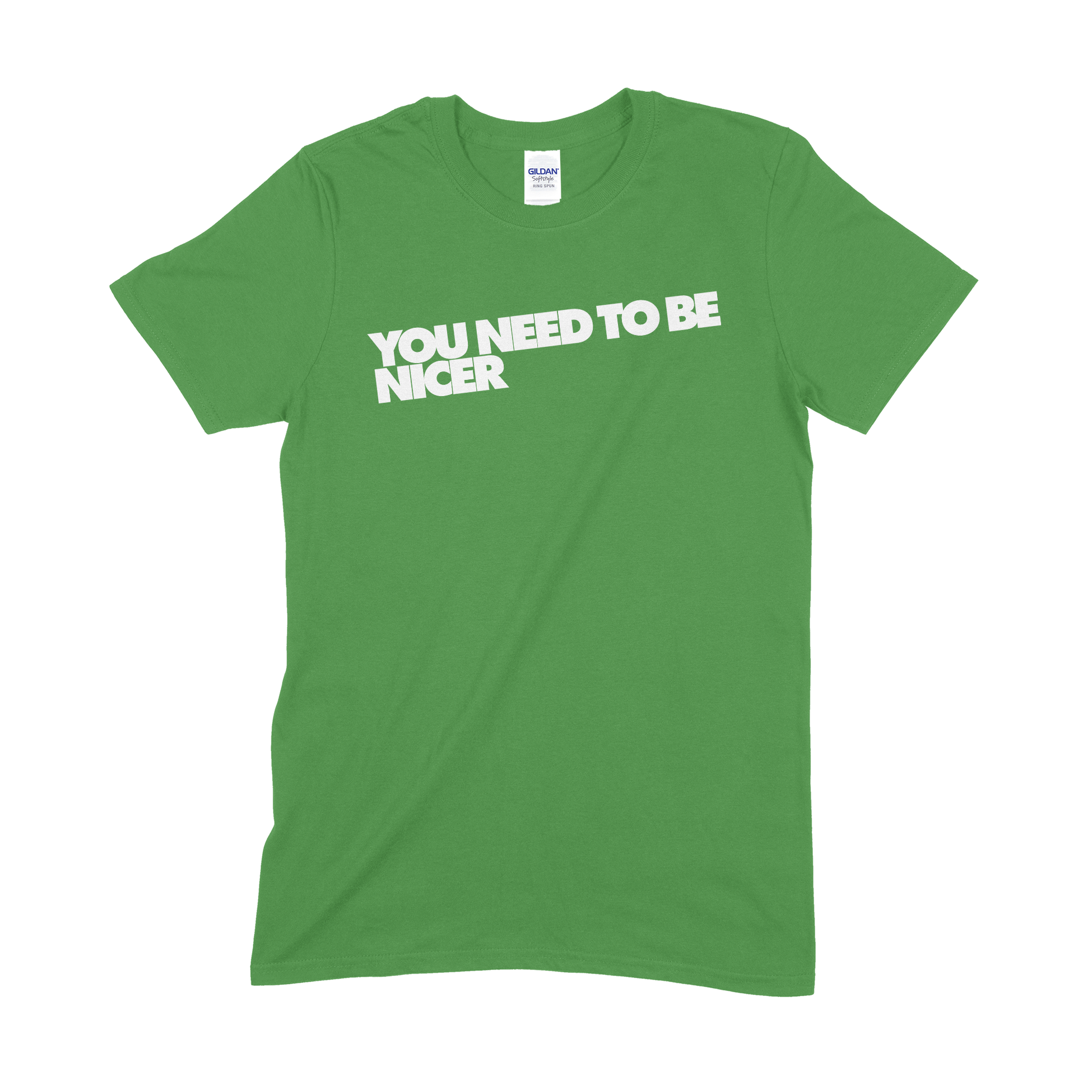 THE CARDIGANS - T-SHIRT, YOU NEED TO BE NICER (GREEN)