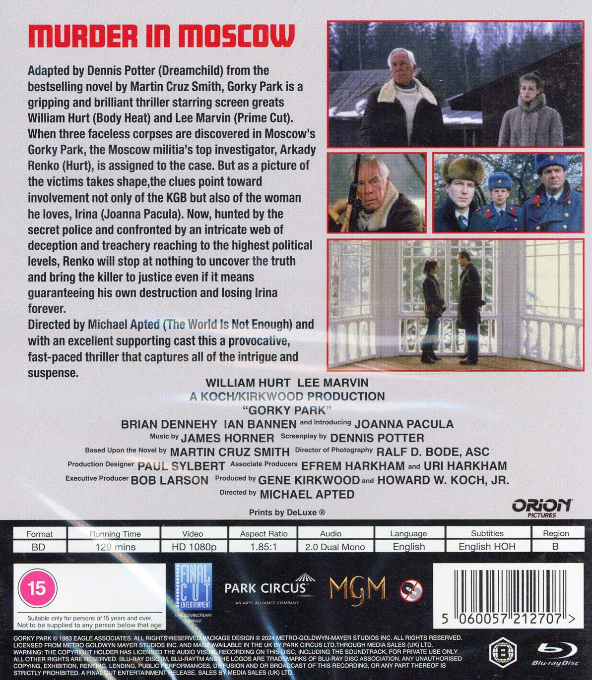 Gorky Park (ej svensk text) (Blu-ray) - 2