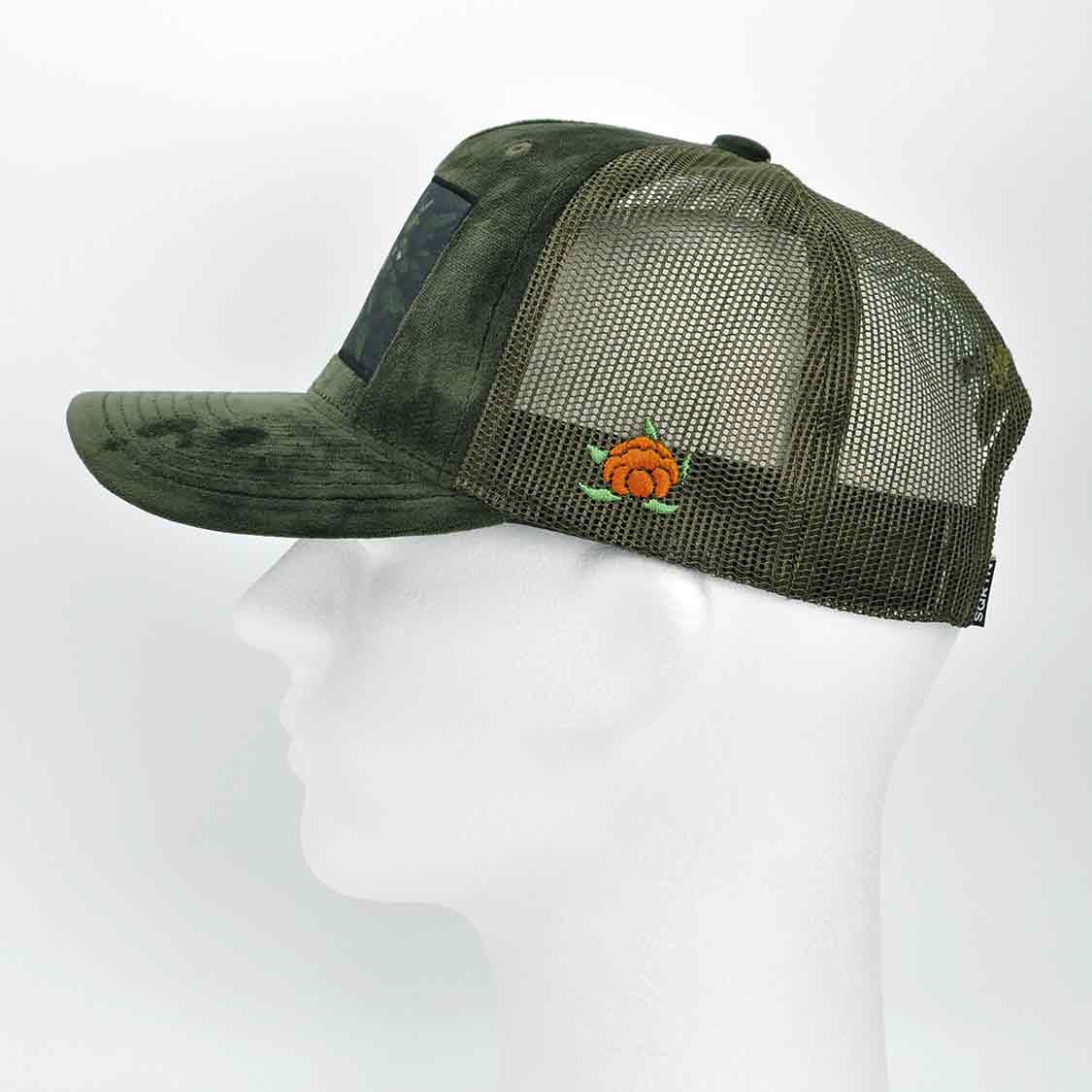 SQRTN - Skogen Velvet Trucker Olive - 2