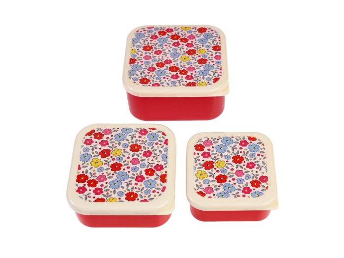Lunchbox blommor  3-pack