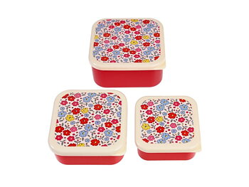 Lunchbox blommor  3-pack