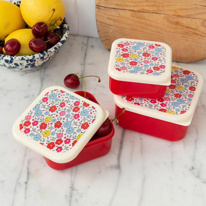 Lunchbox blommor  3-pack - 2
