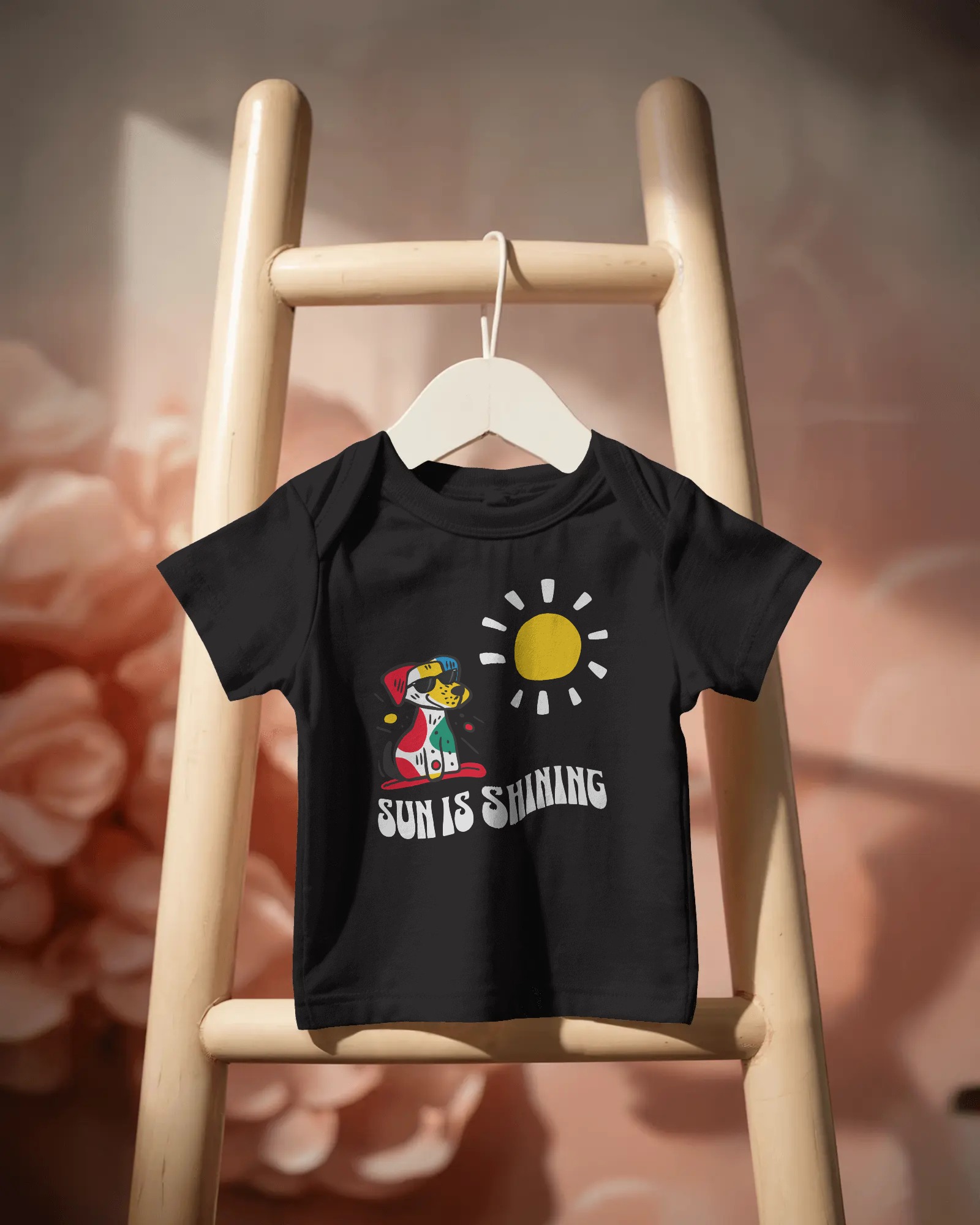 Sun Is Shining  Toddler  T-shirt Black