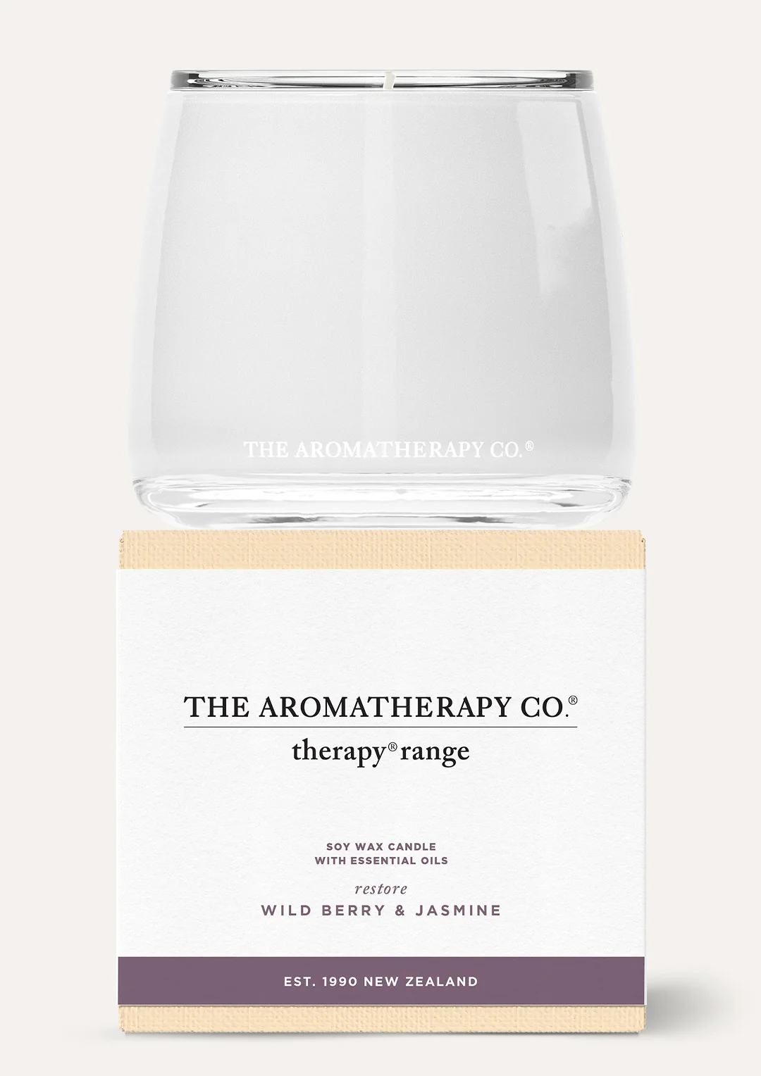 The Aromatherapy Co Restore - Wild Berry & Jasmine Candle