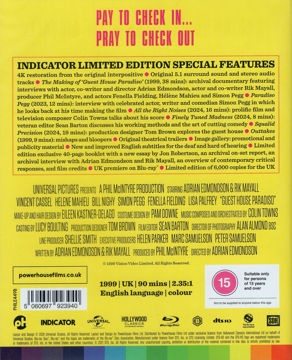 Guest House Paradiso (Limited Edition) (ej svensk text) (Blu-ray) - 2