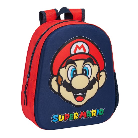 Super Mario Ryggsäck 3D 30cm