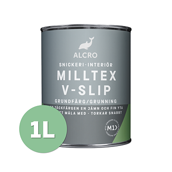 Milltex V-Slip Grundfärg Vit 1L
