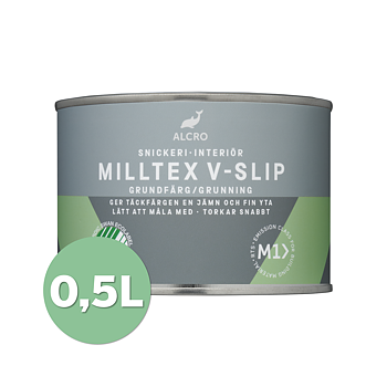 Milltex V-Slip Grundfärg Vit 0,5L