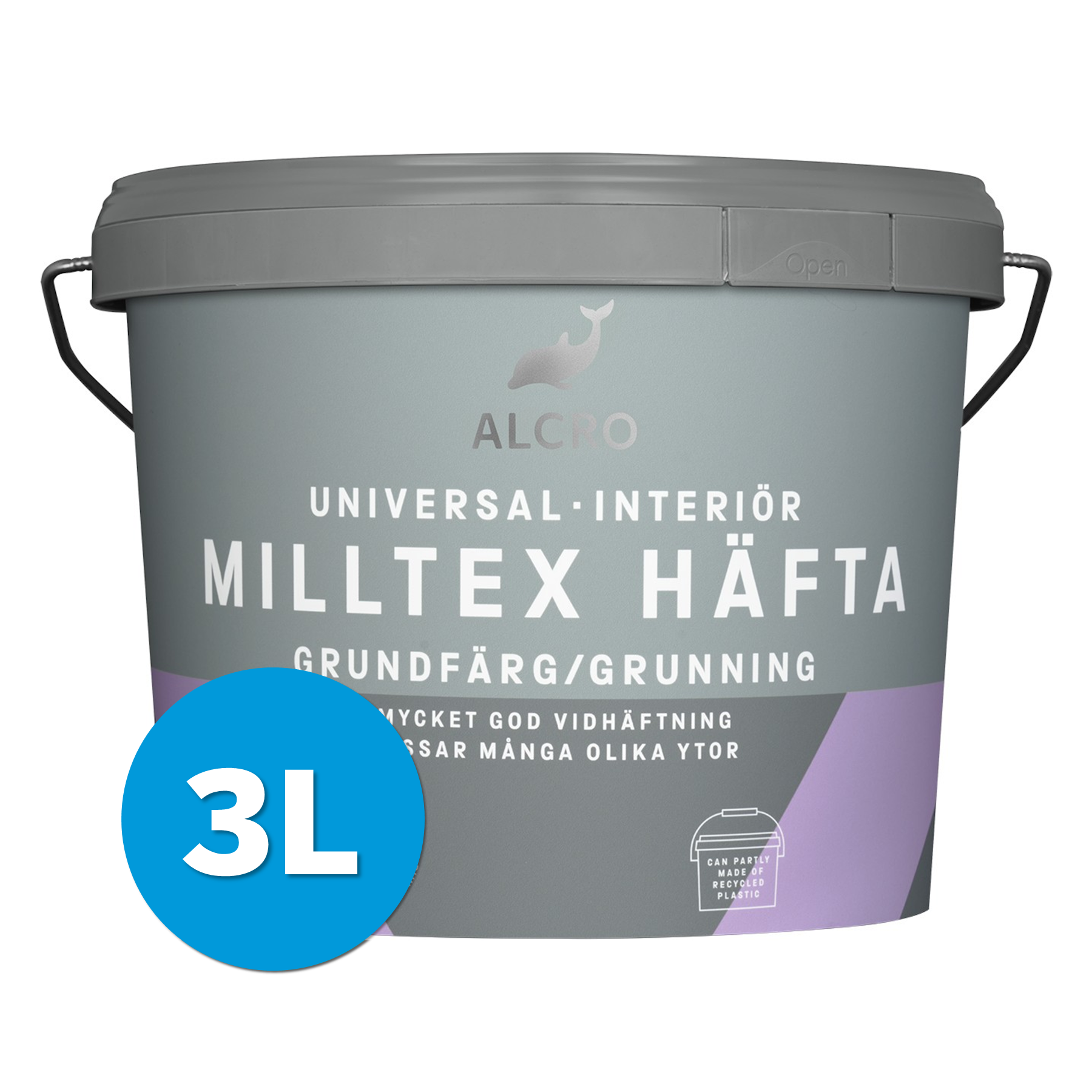 Milltex Häfta Grundfärg Vit 3L