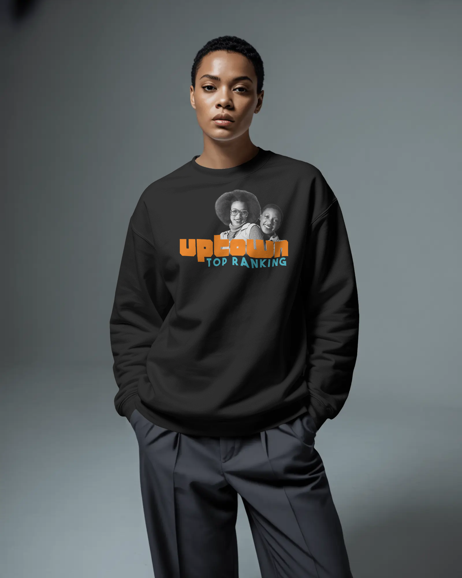 Uptown Top Rankin' Sweater Black