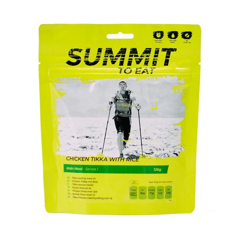 Summit To Eat | Chicken Tikka with Rice | Frystorkad mat | 126g