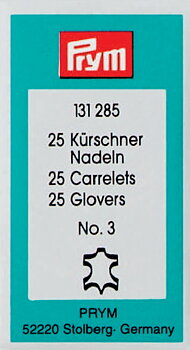 Lädernålar "Skärnålar" 25 st nr 3