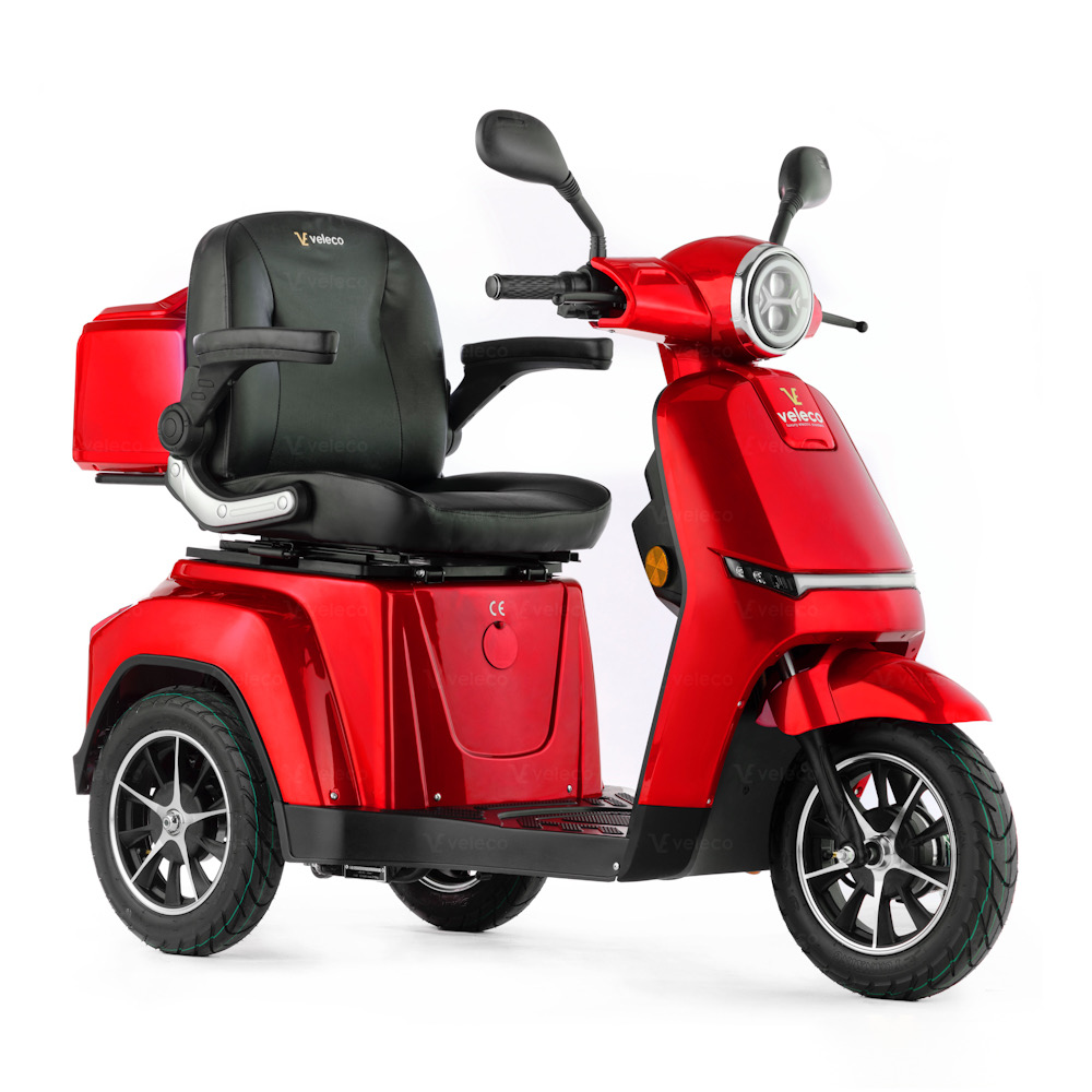Röd Turris promenadscooter - Prisbelönt! Bäst i test.