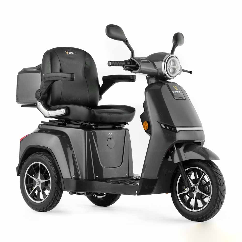 Grå Turris permobil - Bäst i test för komfort, säkerhet och stil.