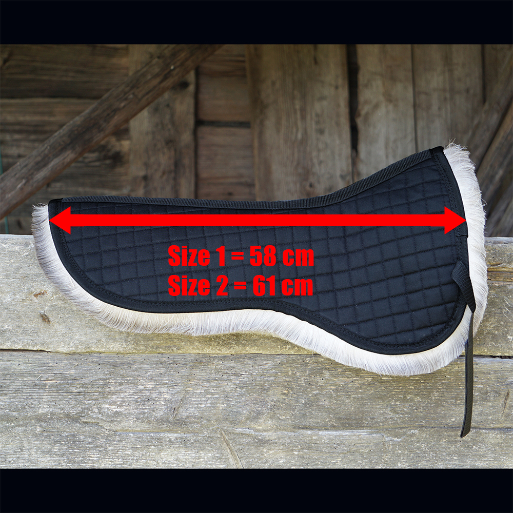 Halfpad renskinn Bartl AERIAL, svart - 3