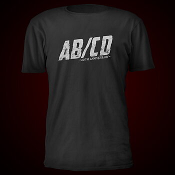 AB/CD - T-SHIRT,  40TH ANNIVERSARY