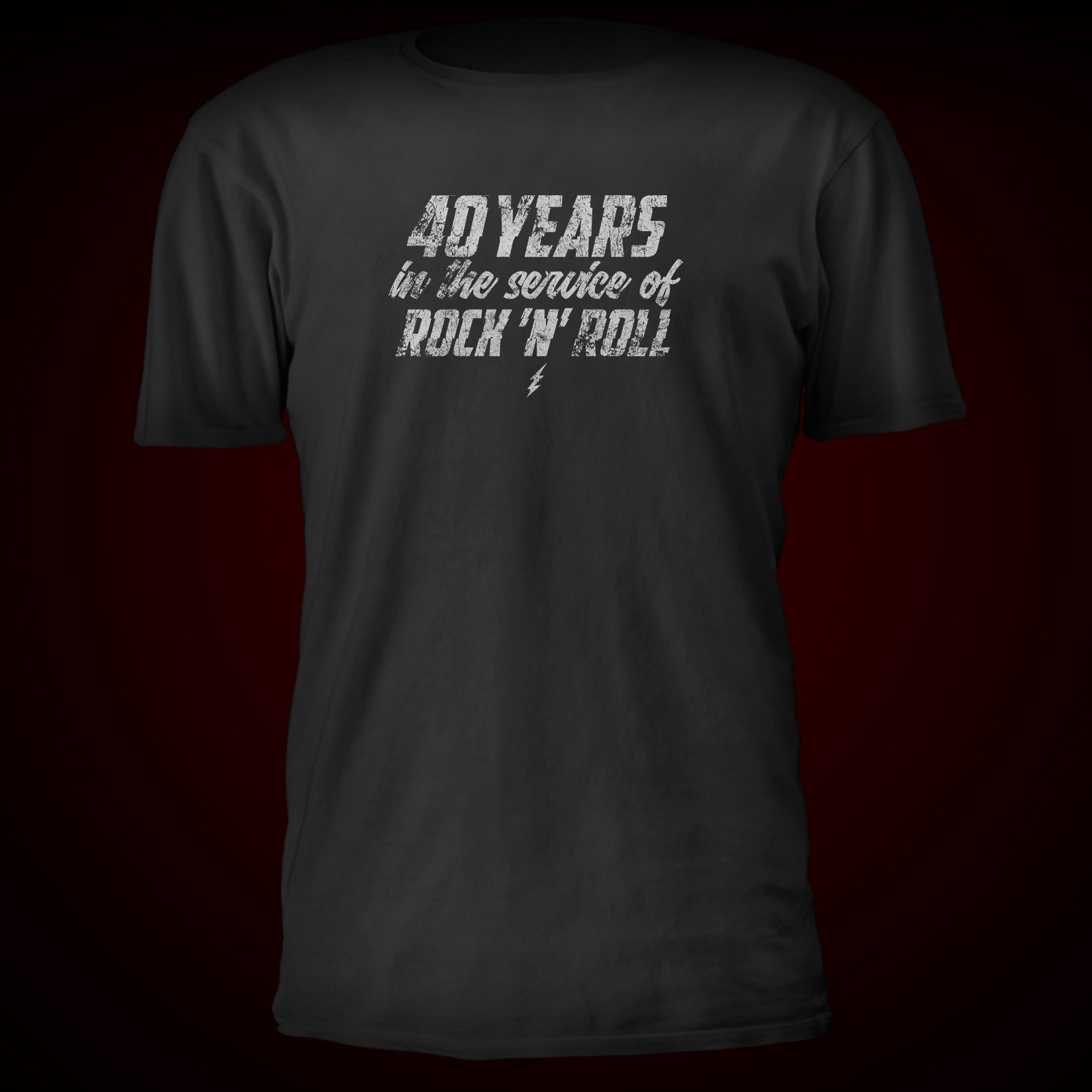AB/CD - T-SHIRT,  40TH ANNIVERSARY - 2