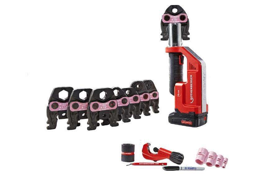 Maxipro verktygsstartpaket med 8 presskäftar - uten kopplingar