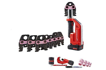 Maxipro verktygsstartpaket med 8 presskäftar - uten kopplingar