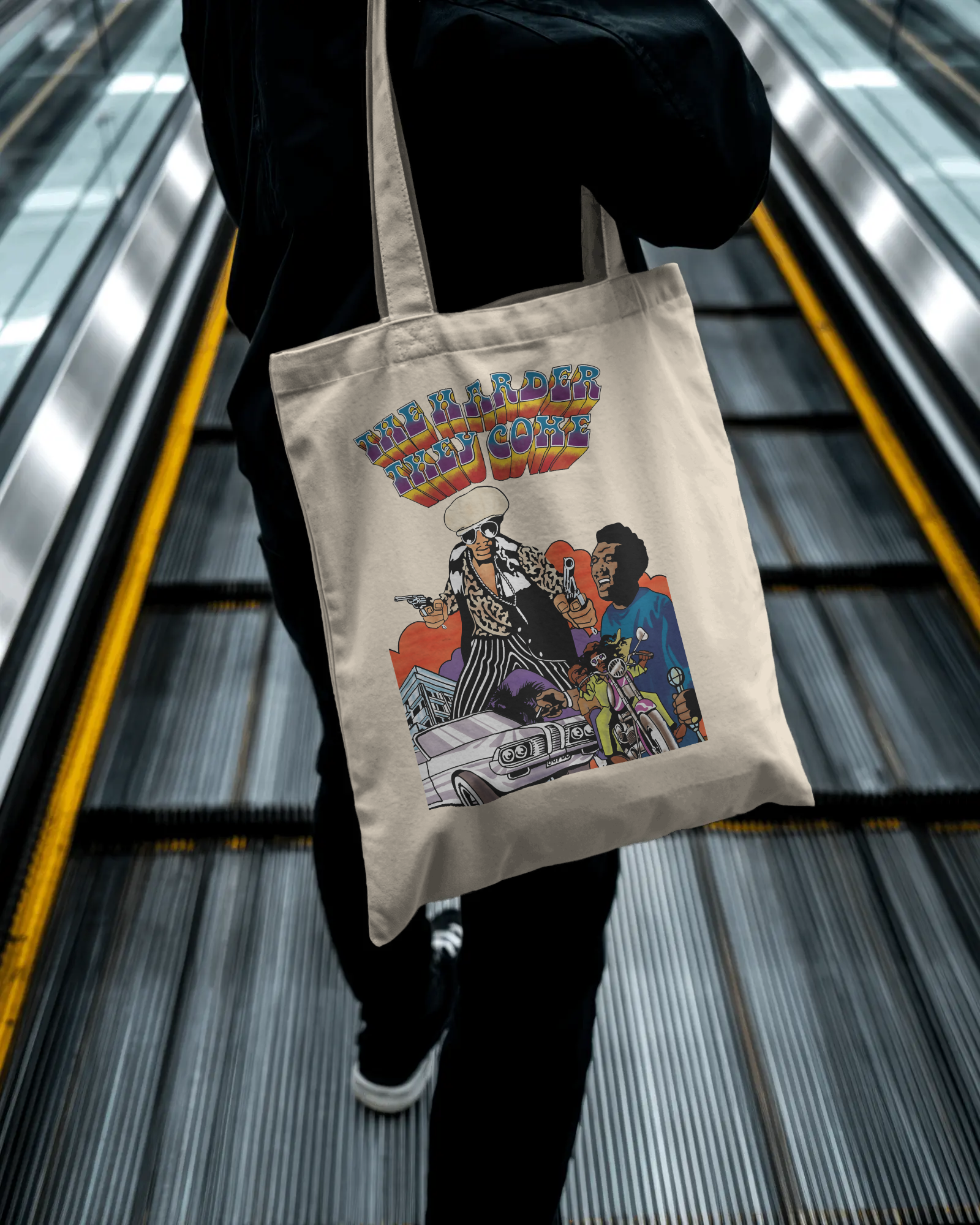 Harder They Come Tote Bag Natural