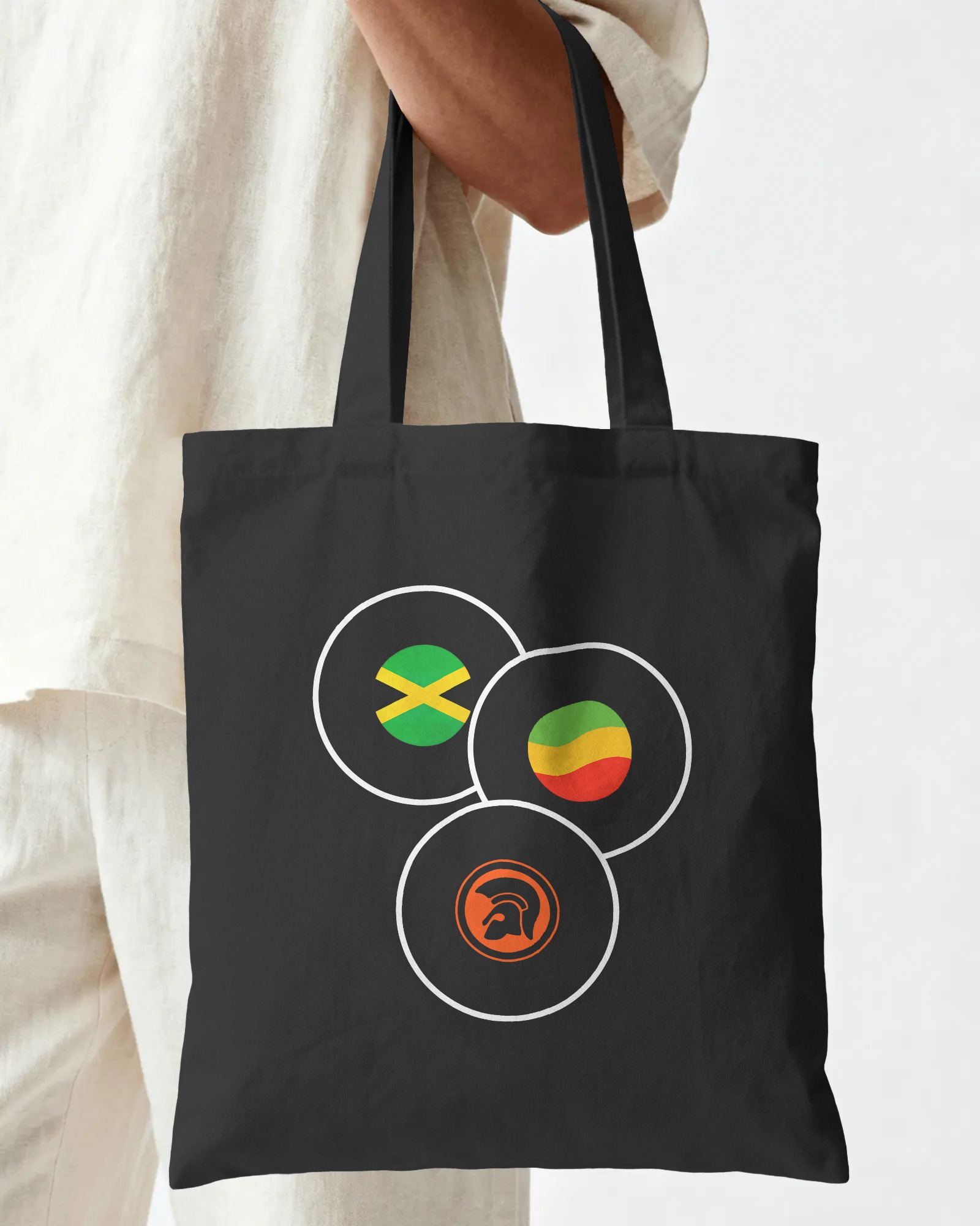 45s Tote Bag Black