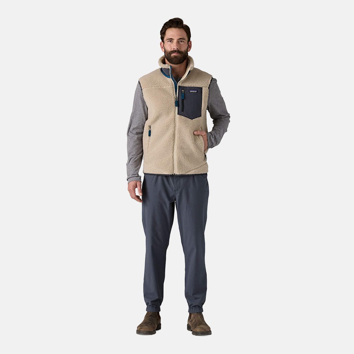 Patagonia - Classic Retro-X Fleece Vest Natural - 3